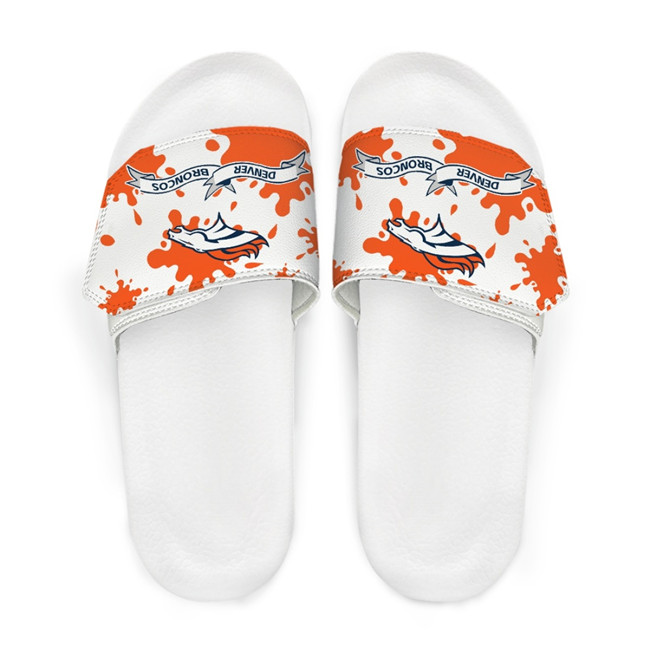 Men's Denver Broncos Beach Adjustable Slides Non-Slip Slippers/Sandals/Shoes 002